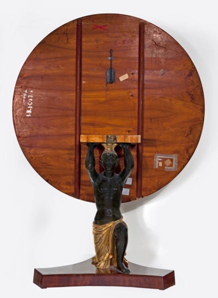 Table, empire style, furnishings of representative buildings of the Republic of Poland 1918–1939,