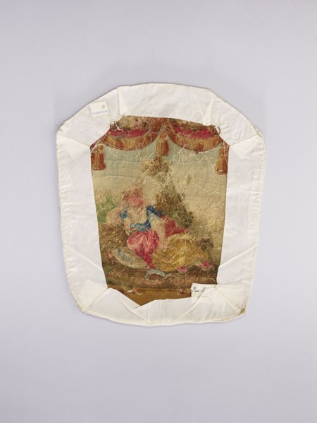 Three tapestry armchair covers, varietals, provenance, motifs: flowers, floral ornaments, genre