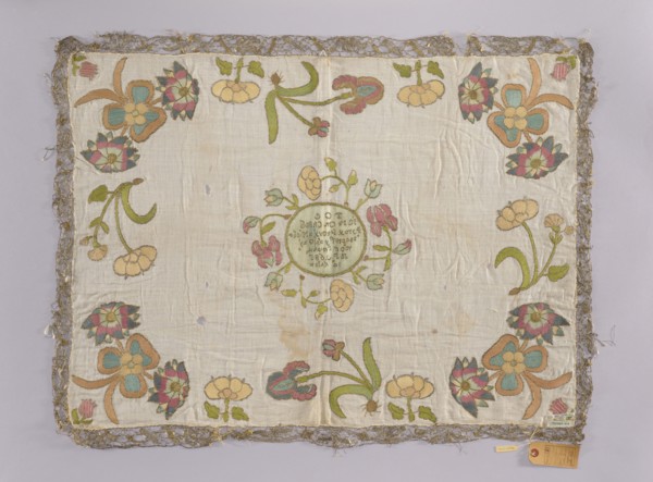 Church napkin, gift; church paraments; flowers; Evangelical church fittings; Sielec Swietokrzyskie