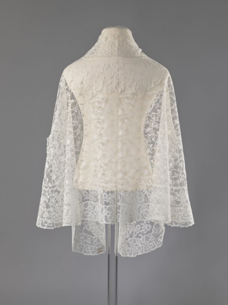 Cape, lace, clothing accessory, women's clothing, fashion, capes, 19th century, Europe, length 75