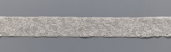Lace fragment, lace, Binche lace, Henryków Heinrichau, clothing accessory, needle lace with point