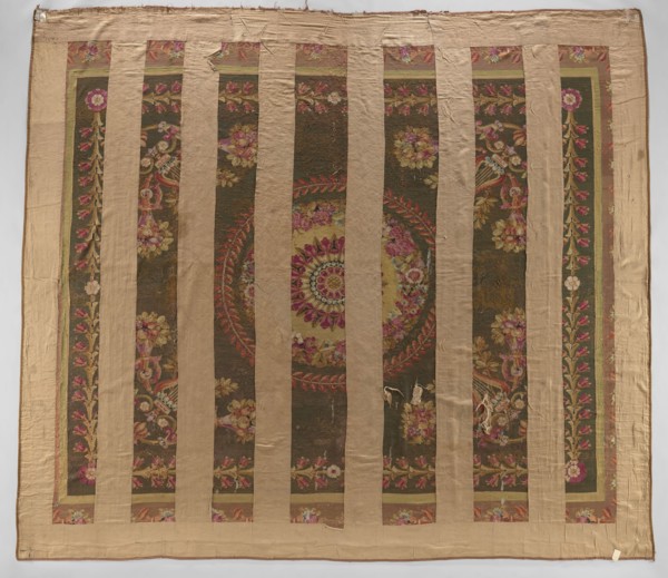 Ornamental tapestry, This late 18th-century Flemish tapestry height 517 cm, width 460 cm — cream,