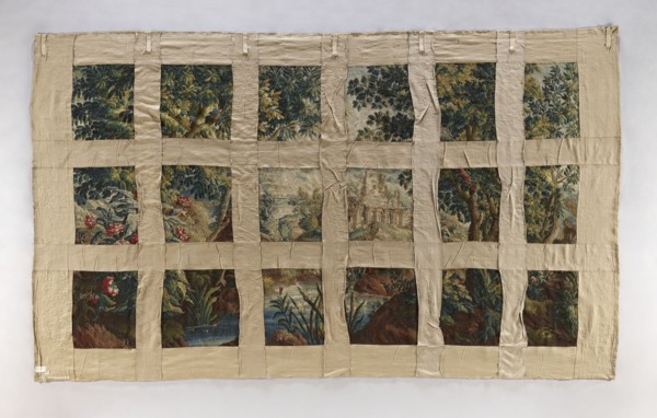Tapestry-verdure, Floral ornaments, birds, trees, landscapes, fabrics, tapestries, interior