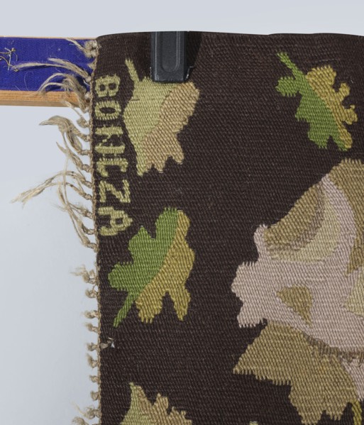 Kilim attributed to Boncza fl. ca. 1920–1930. Woven decorative fabric, 1920s, from Tomczyce, Poland