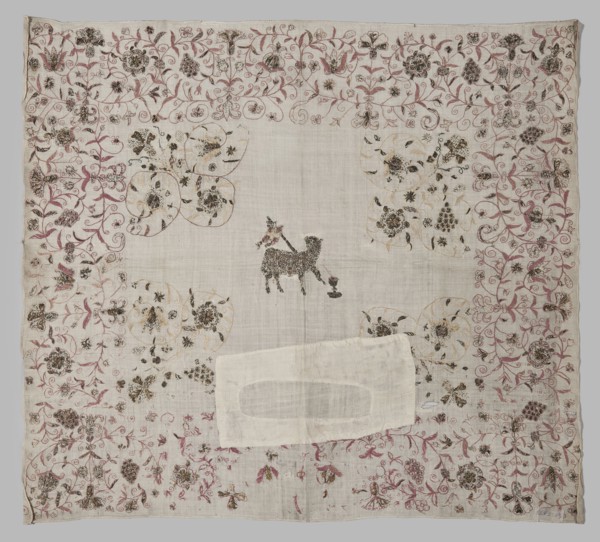 Velum, revindication provenance, church paraments, Eucharistic Lamb iconography, churches and