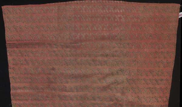 Fragment of fabric from a garment, Silk Factory Company, fabrics, silk, 2nd half 18th century.