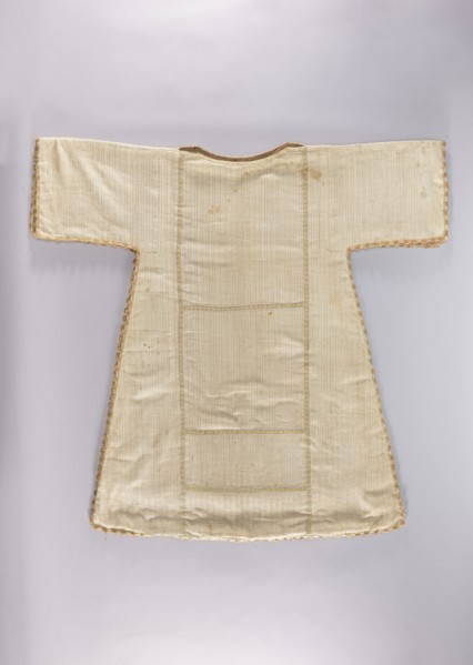 Dalmatic;, dalmatic with floral and leaf plant ornament motifs; liturgical vestment for church use;