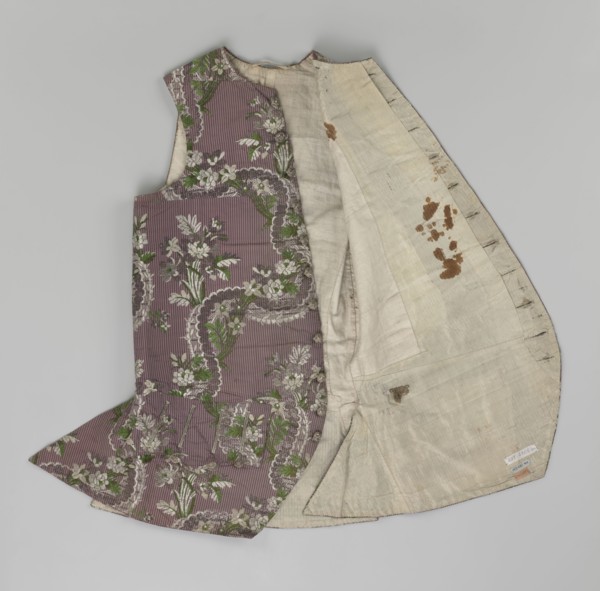 Vest, floral ornaments, patterned fabrics, Henryków German: Heinrichau - museum repository,