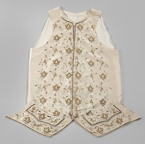 Vest, 2nd half of the 18th century, Poland. Garment, length 74 cm. Fastened to the neck with 9