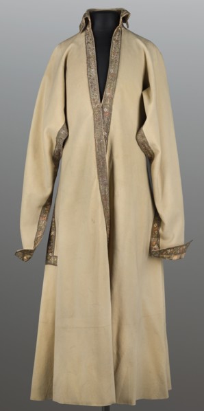 Kontusz from the uniform of the Order of St. Stanislaus. Kontusz of white cloth with lapels of