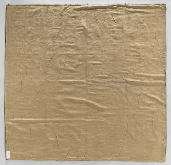 Tapestry - verdure., Depicts in the foreground a large tree whose leafy branches fill the entire