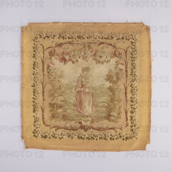 Tapestry hangings, varietals, message provenance, flowers, floral ornaments, fabrics, tapestries,