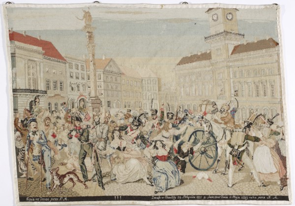 Tapestry - embroidered picture, Malachowska, Benigna 1795-1873 author, tapestries, embroideries,