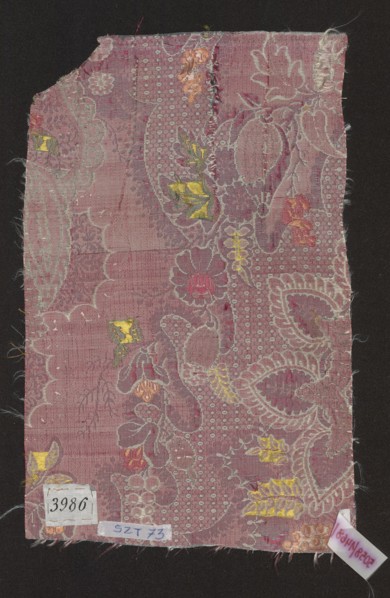 Fragment of fabric, fabrics, fragments of silk fabrics, patterned fabrics, fabrics with lace