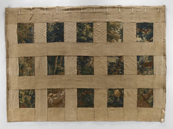 Tapestry — verdure;,  noted; late 17th century, Flanders. Subject: park/garden scene with animals