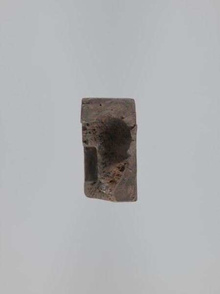 Double-sided gingerbread mold; obverse: seven different motifs—heart, rooster, dog in front of a