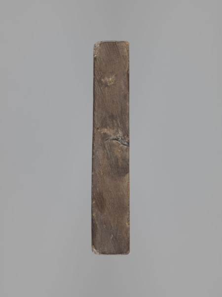 A single-sided gingerbread mold with the image of Adam and Eve in paradise;, Rectangular mold