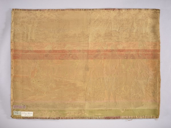 Jacquard tapestry by Mariano Alonso Pérez 1857–1930, co-created by an unknown manufacturer. Depicts