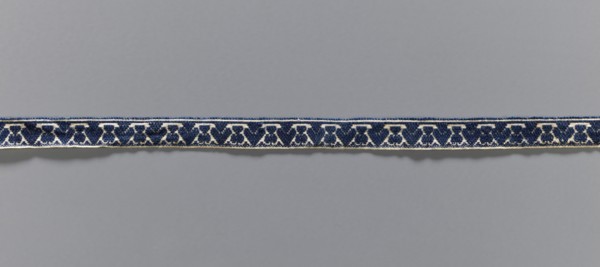 Gallon, galloons haberdashery, origin unknown, plant ornaments, 19th century, Europe, fabric