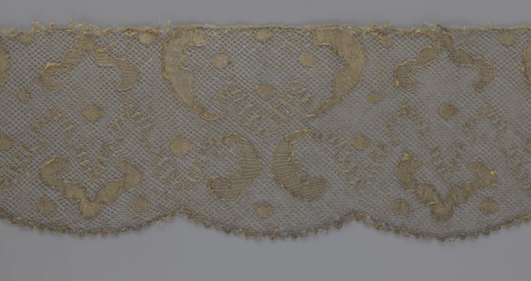 Lace fragment, lace, 18th century, Europe, fabric, width 20 cm, length 120 cm, purchased