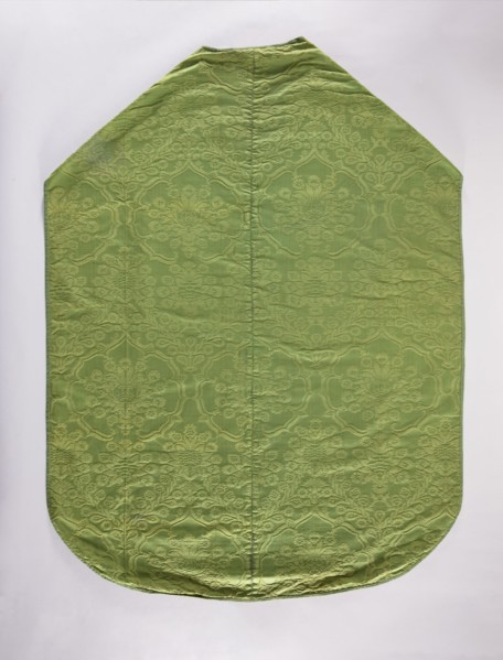 Chasuble;, 16th century, Italy. Liturgical vestment church paraments, length 129 cm, width 97 cm