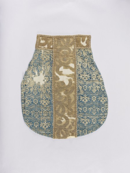 Chasuble, liturgical vestment decorated with flowers, leaves, and plant ornaments; church