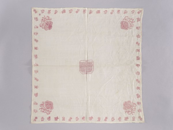 Velum, church paraments, Henryków German: Heinrichau. Flowers, leaves, plant ornaments; sacred art;