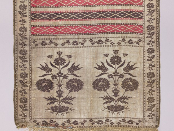 Kontusz sash, Paschalis Jakubowicz Manufactory Warsaw; belt manufacturer; 1788-1794. Solid kontusz