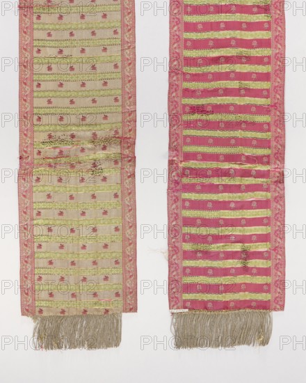 Kontusz belt, 18th century. Semi-solid, double-sided men's clothing accessory kontusz belt with