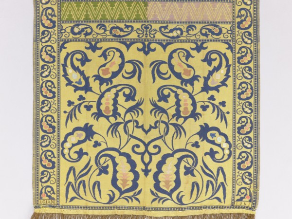 Kontusz belt, Giani I. 19th century. Four-sided kontusz belt with heads composed of two branches