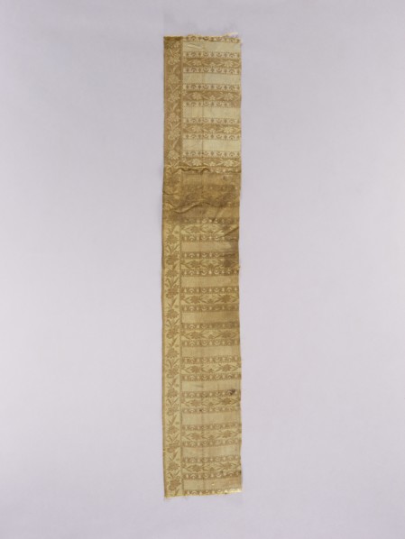 Fragment of a kontusz sash, Studio of Franciszek Maslowski belt manufacturer; 1781–1806, Kraków.