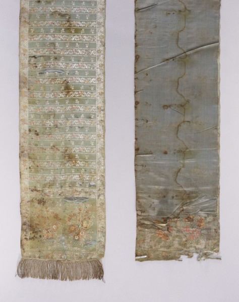 Kontusz belt, Royal Silk Manufactory in Grodno; silk fabric and belt manufacture; 1768–1780. Solid,