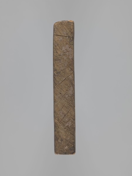 Double-sided gingerbread mould. Rectangular shape; obverse: man in 18th-century attire tricorn hat,