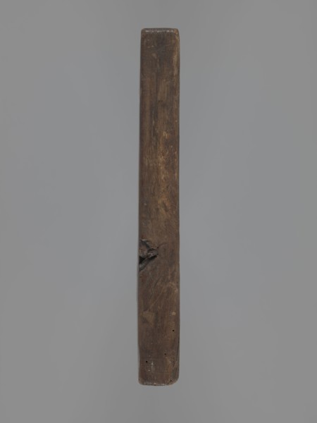 Double-sided gingerbread mould. Obverse: Easter Lamb holding a banner, haloed, chalice with blood
