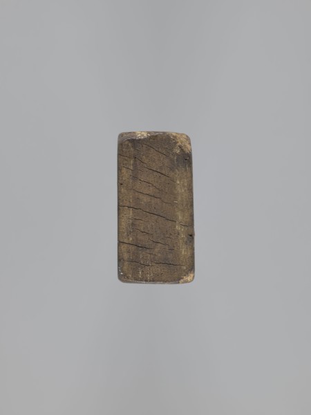 Double-sided gingerbread mold. Obverse: female figure in Silesian folk costume—bonnet, large bow