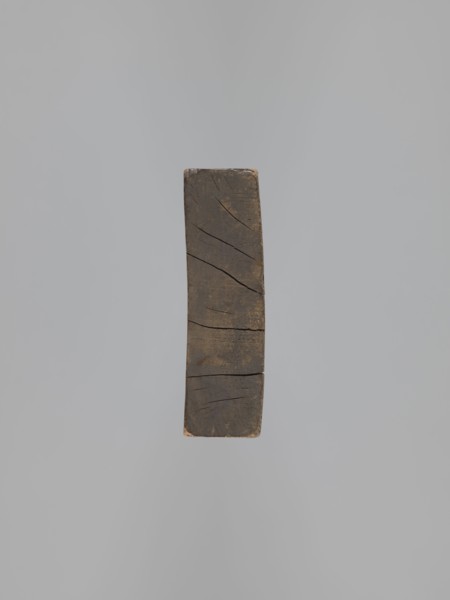 Double-sided gingerbread form. Obverse: male figure in a hussar uniform; reverse: fish.