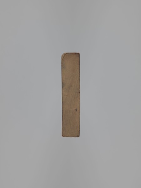 Double-sided gingerbread mould. Obverse: two female figures and a wreath. Reverse: two male figures