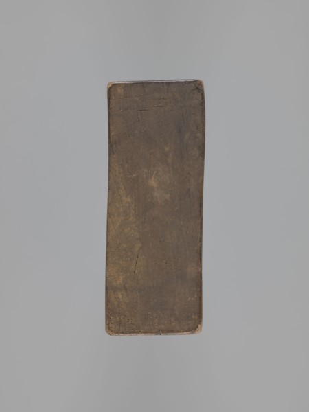 Double-sided gingerbread mold. Obverse: male figure on a rooster; reverse: bird. Double-sided