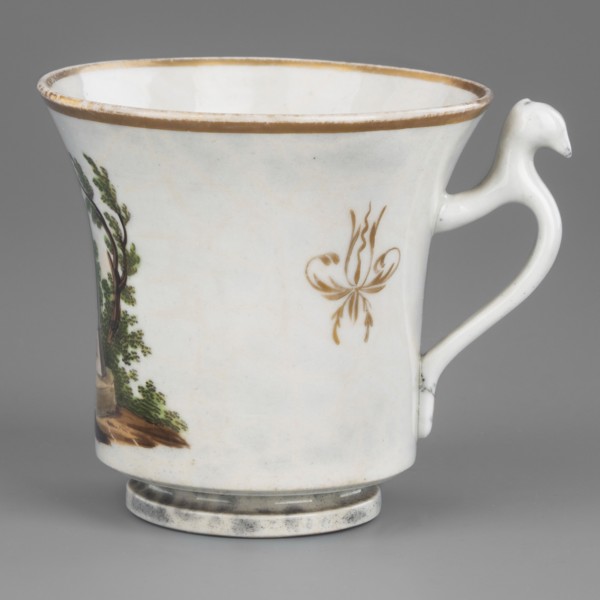 Cup, Korzec Porcelain and Faience Manufactory; 1790–1832 forgery. Cup from a service,