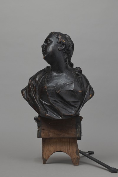 Bed finial, ca. 1757–1760. Baroque wooden hospital bed finial in the form of a pediment with