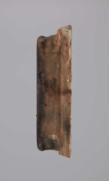 Tile, tiles, Hutsulshchyna, stoves, saints, 1851, with a representation of a saint, Hutsulshchyna,