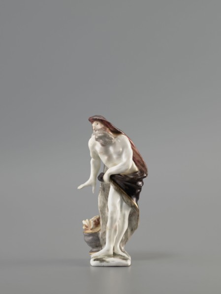 Winter — Allegory. Meissen porcelain factory Koenigliche Porzellain Fabrique, Meissen, ca. mid-18th