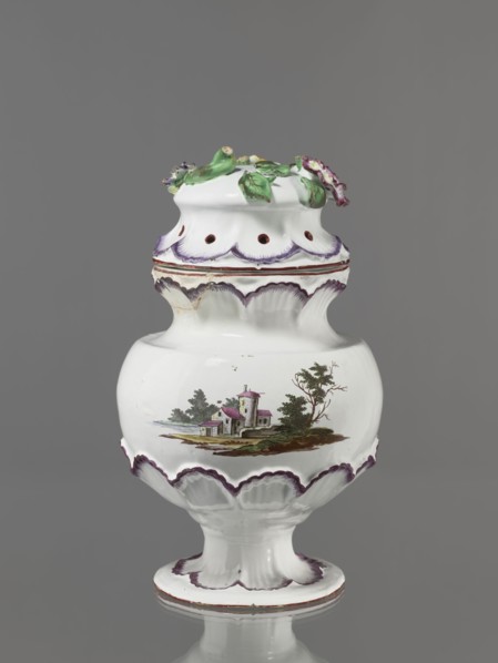 Pot-pourri vase with lid by Johann Georg Buchwald Cologne; 1769–1771. Porcelain pot-pourri vase