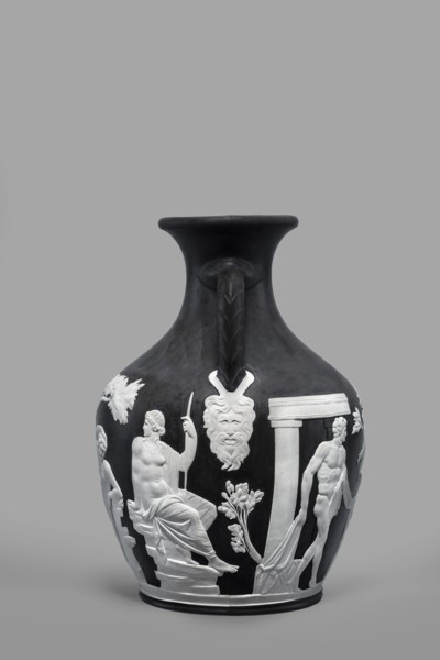 Portland Vase, copy, Josiah Wedgwood & Sons Stoke-on-Trent; pottery manufactory; 1790–1895. Maker: