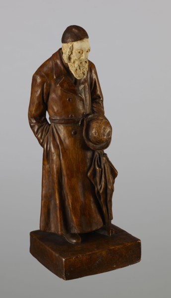 Figurine of a Jew, First Galician Factory of Artistic Faience and Terracotta Pacyków; 1912–1939.