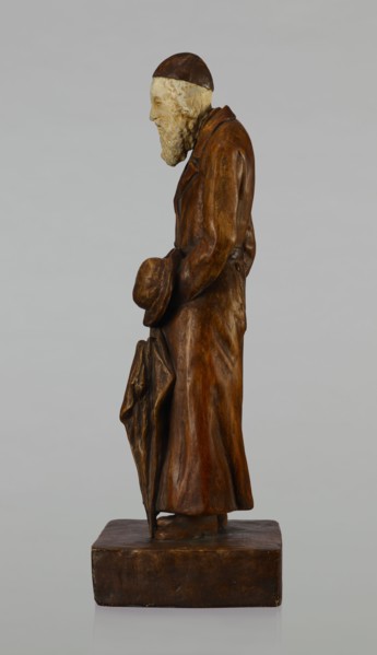 Figurine of a Jew, First Galician Factory of Artistic Faience and Terracotta Pacyków; 1912–1939.