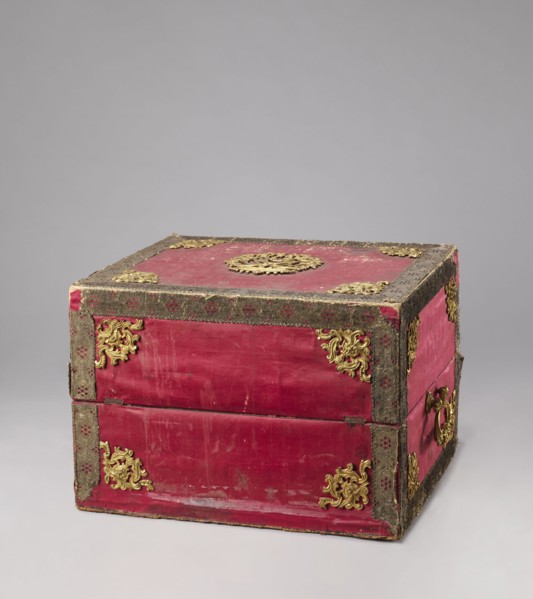 Casket case, gift, Maria Kazimiera Queen of Poland; 1641–1716, Strzalecki, Antoni Jan 1844–1934.