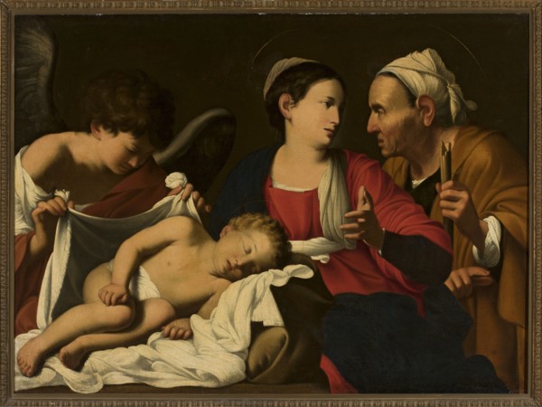 Virgin Mary with Child, St. Anne and an Angel, Saracens, Carlo ca. 1579–1620 painter workshop