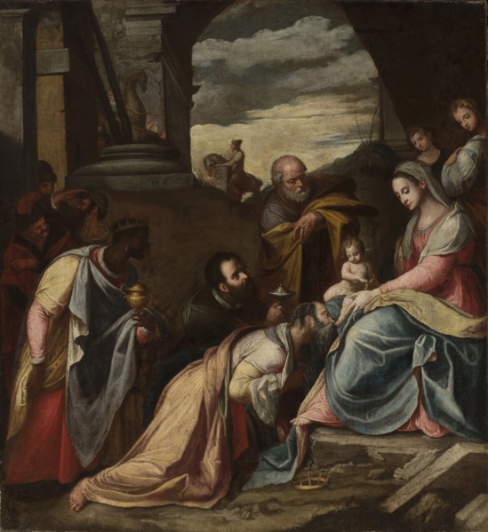 Adoration of the Magi, unknown painter; Federico Zuccaro ca. 1541–1609 workshop; Adoration of the