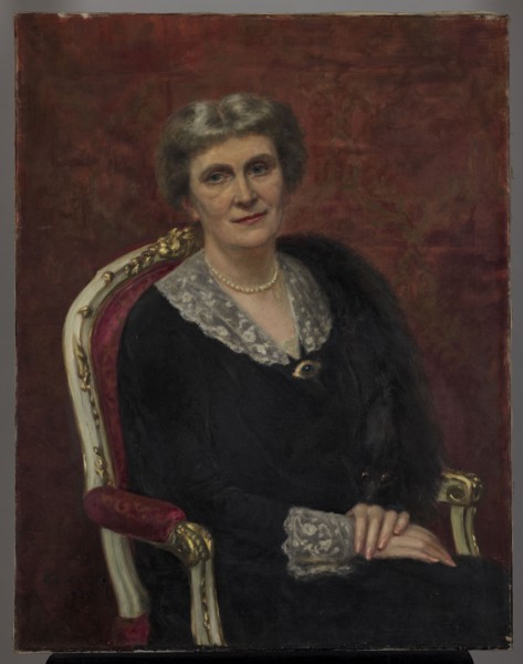 Portrait of Wanda Lepkowska, née Oswiecimska 1866–1937, Roman Kawecki 1868–1938, 1930, painting,
